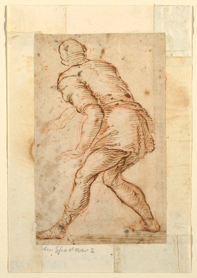 Figurale studie van een man door Unknown